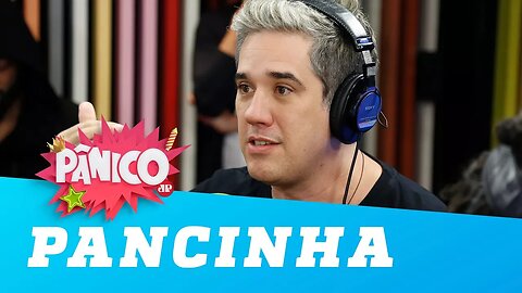 Flausino ri de manchete sobre sua "pancinha"