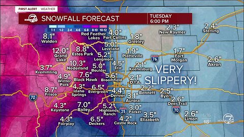 First Alert Action Day: Cold and snow with very slick roads