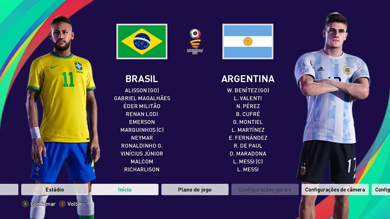 BRA x ARG | ELIMINATÓRIAS COPA 2026 | MASTER LEAGUE