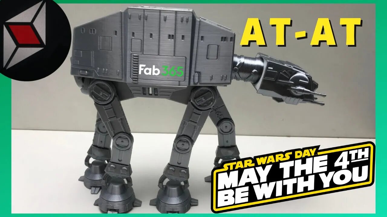 AT-AT 3D Printed - FAB365