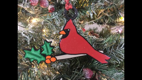 Cardinal Christmas Ornament