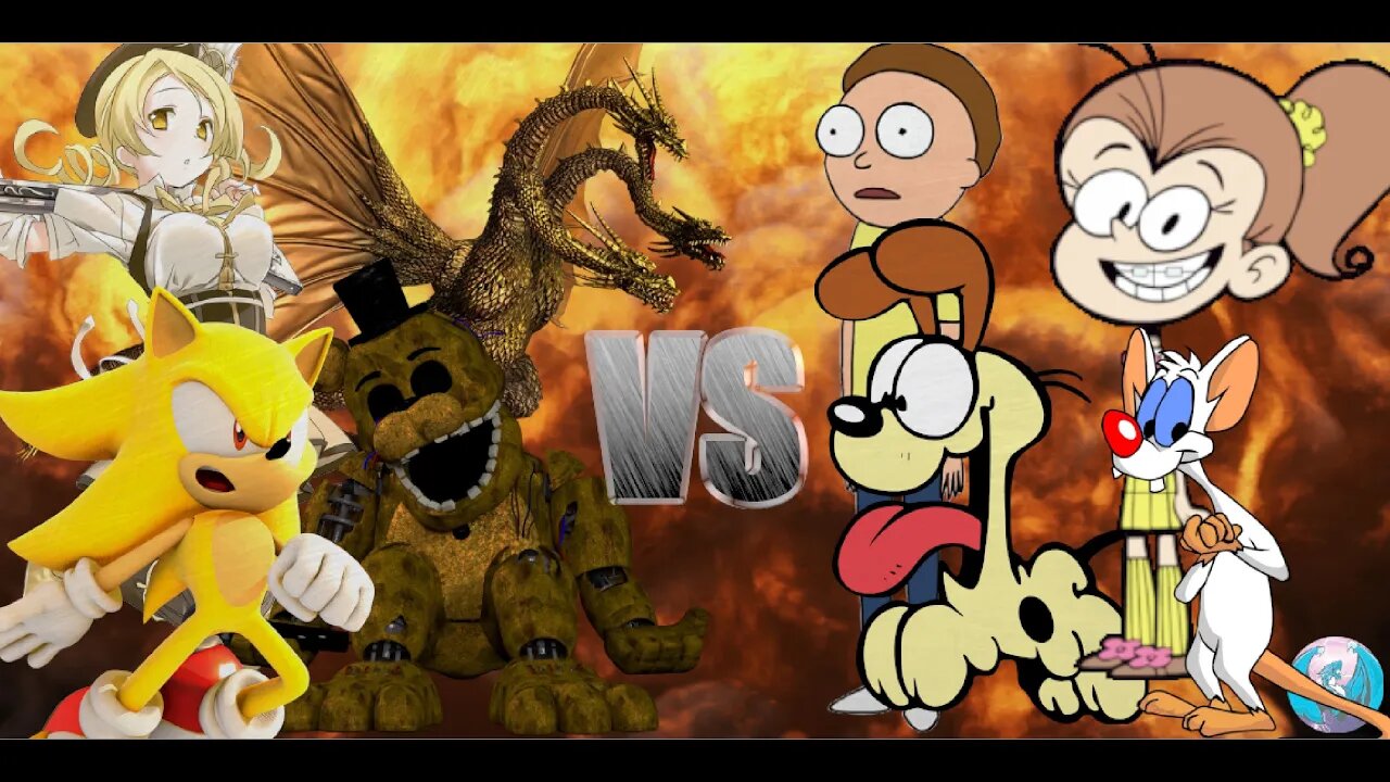 MUGEN - Request - Team Golden Freddy VS Team Odie - See Description