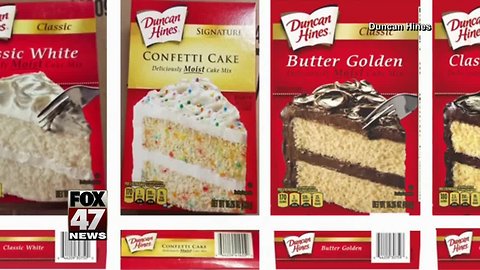 Duncan Hines cake mixes recalled for salmonella