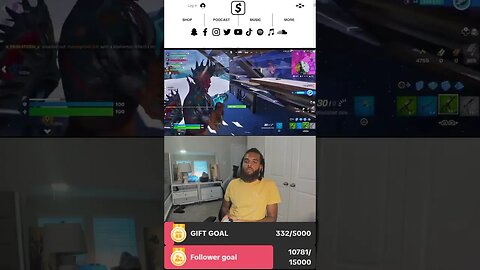 Rock Mercury Plays Fortnight on tiktok Live with Rockers and Mercurians #fortnitebattleroyale