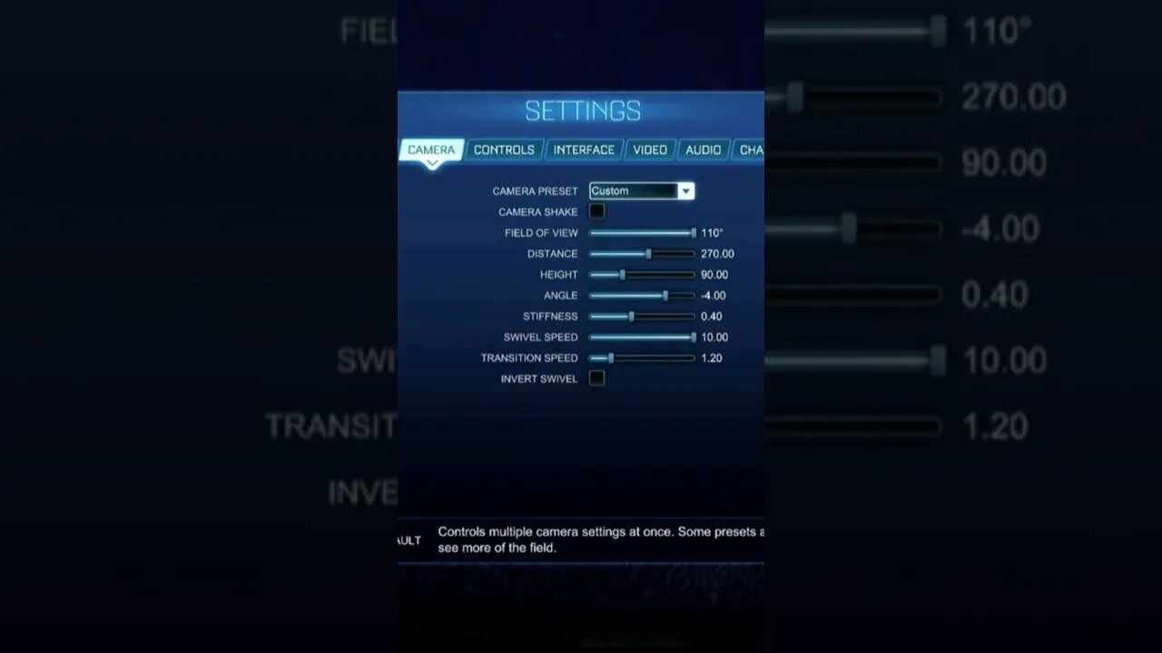 Best Rocket League Settings