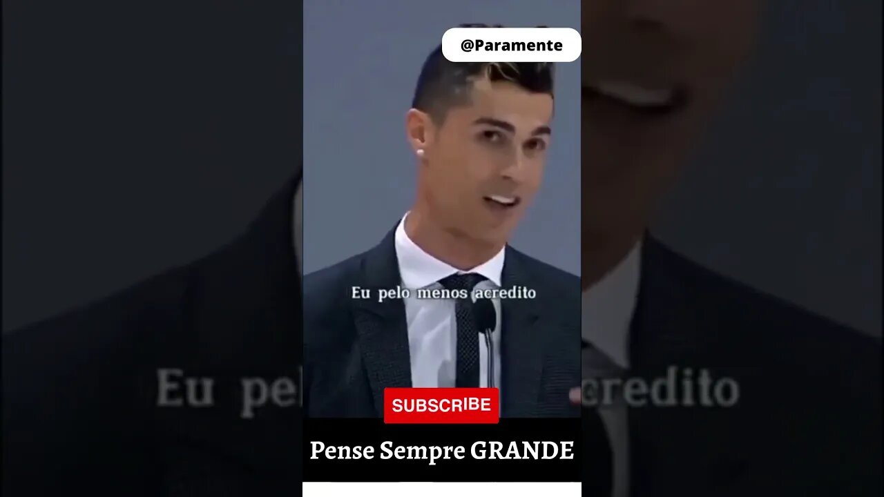 Pense Sempre GRANDE - CR7. #short