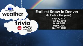 WEATHER TRIVIA