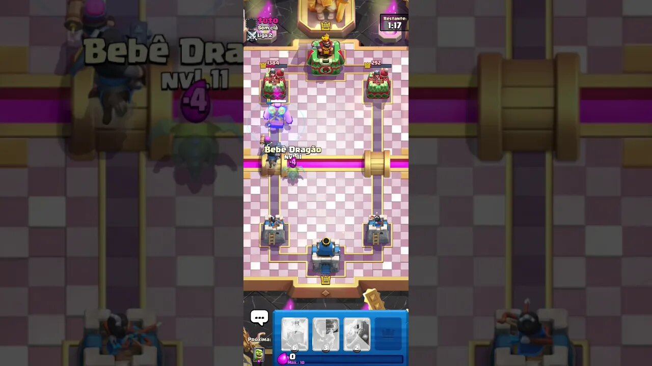CLASH ROYALE SHORTS #176 - SÓ TEM PARTIDA TOP