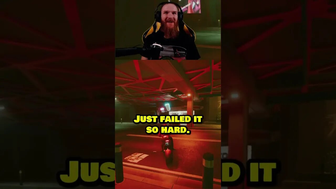 Cyberpunk 2077 - I'm the best...at failing. #shorts