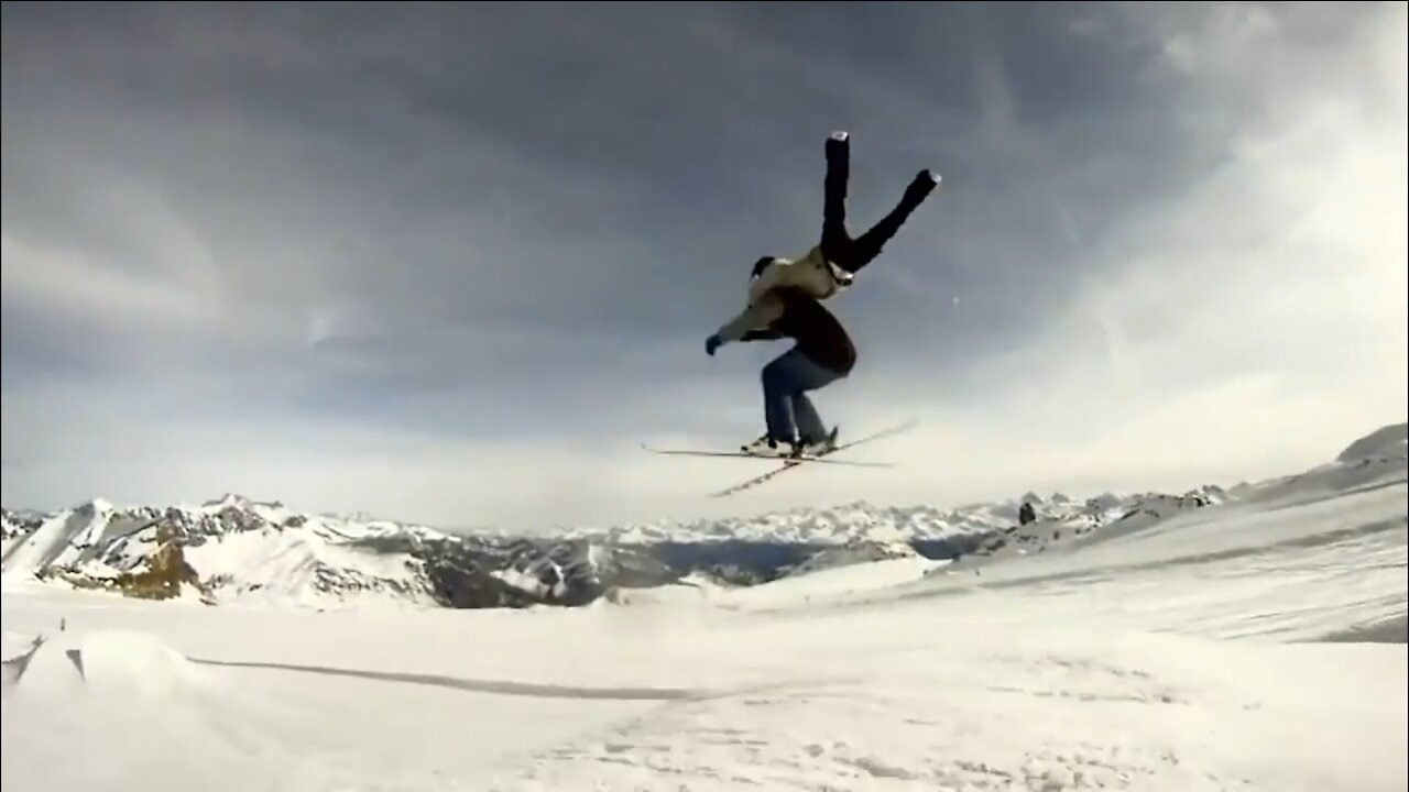 These Two People Became comfortable after reaching the ground.