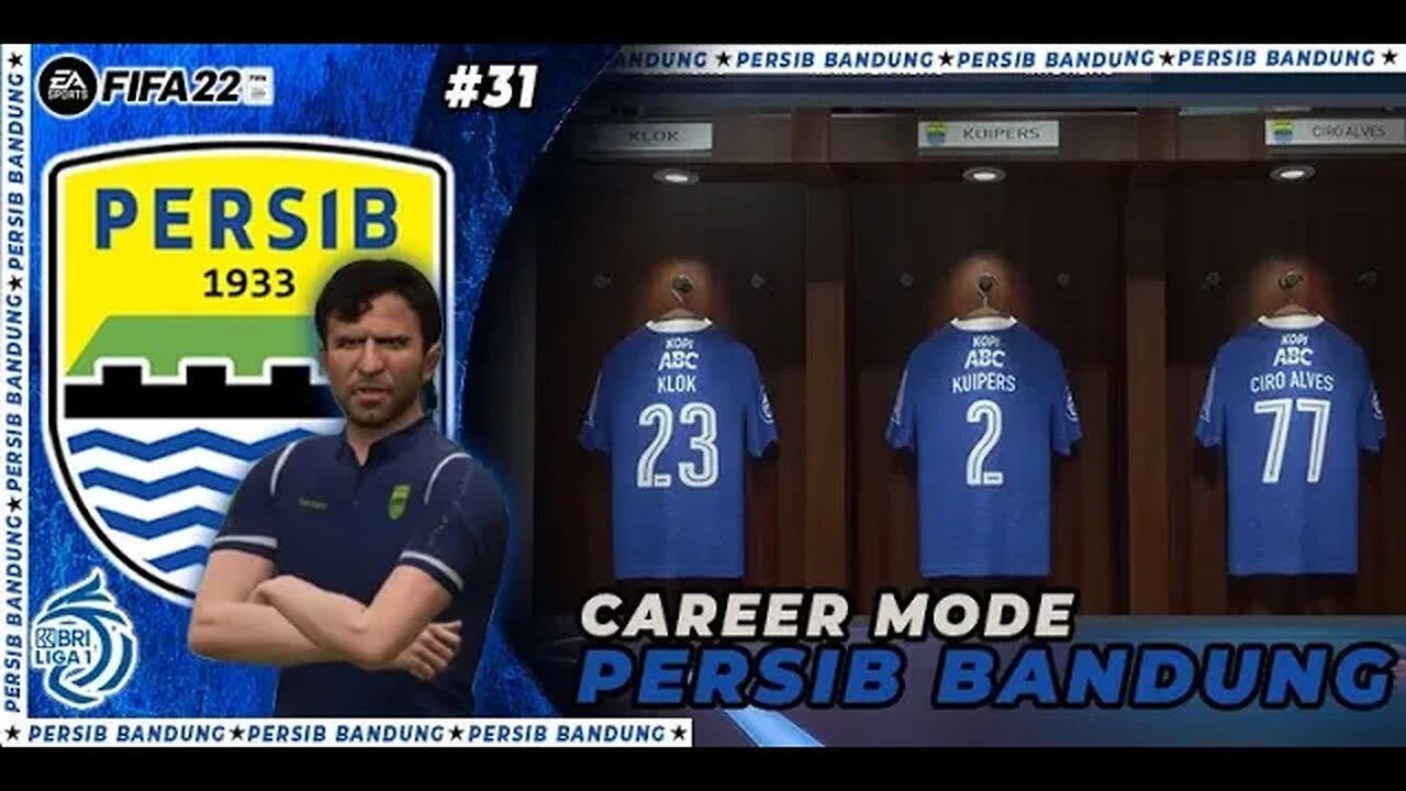 FIFA 22 PERSIB CAREER MODE | KEKALAHAN TELAK DI KANDANG SENDIRI MENGHADAPI PERSIS SOLO #31