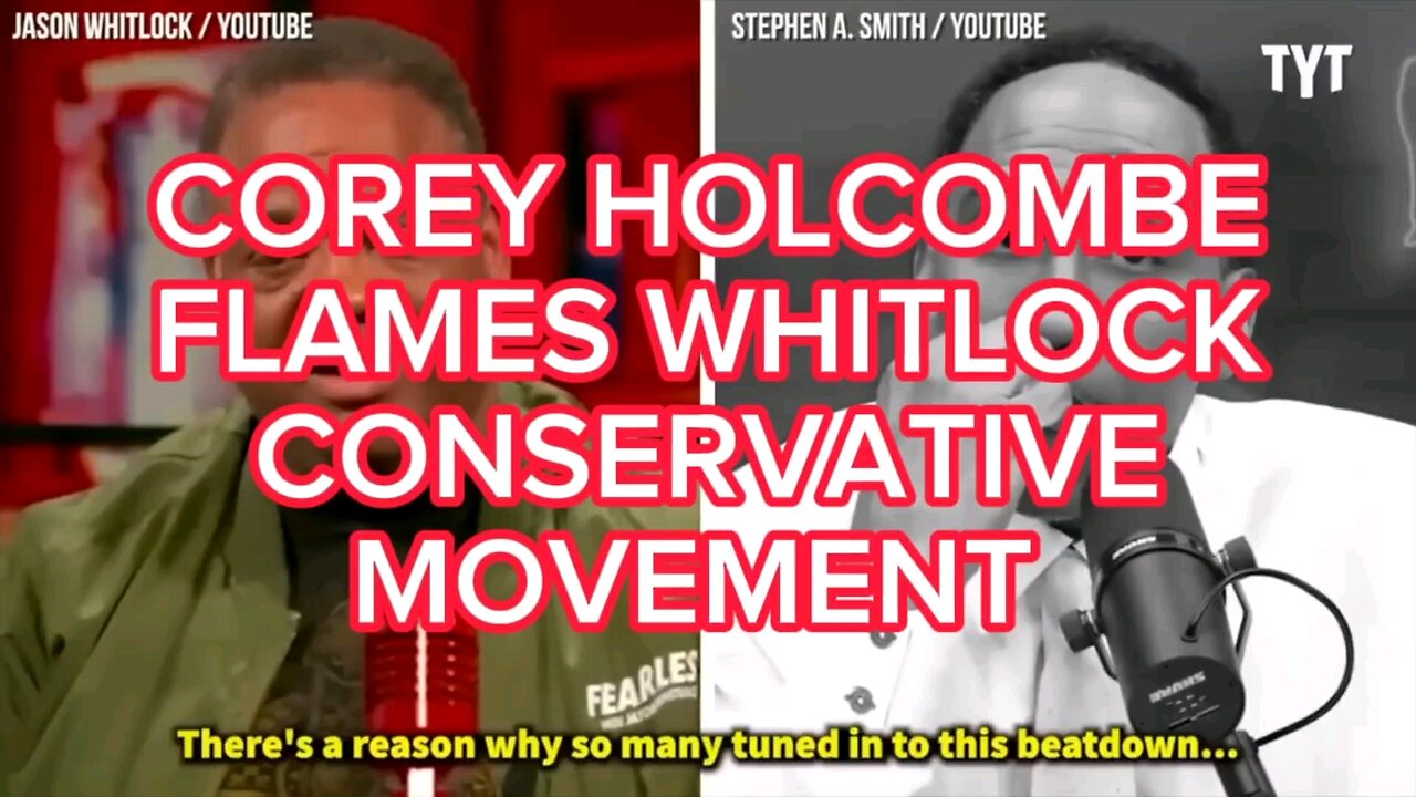 COMEDIAN COREY HOLCOMBE DESTROYS WHITLOCK