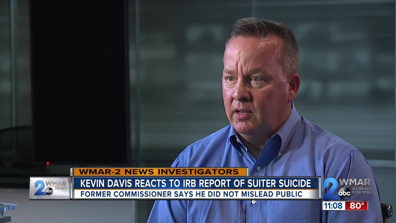 Commissioner Davis defends actions in first televised interview since IRB report released