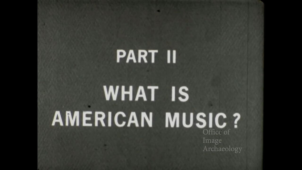 1964, TELECINE, "WHAT IS AMERICAN MUSIC", PT2, NEW YORK PHILHARMONIC, YOUNG PEOPLE'S CONCERTS