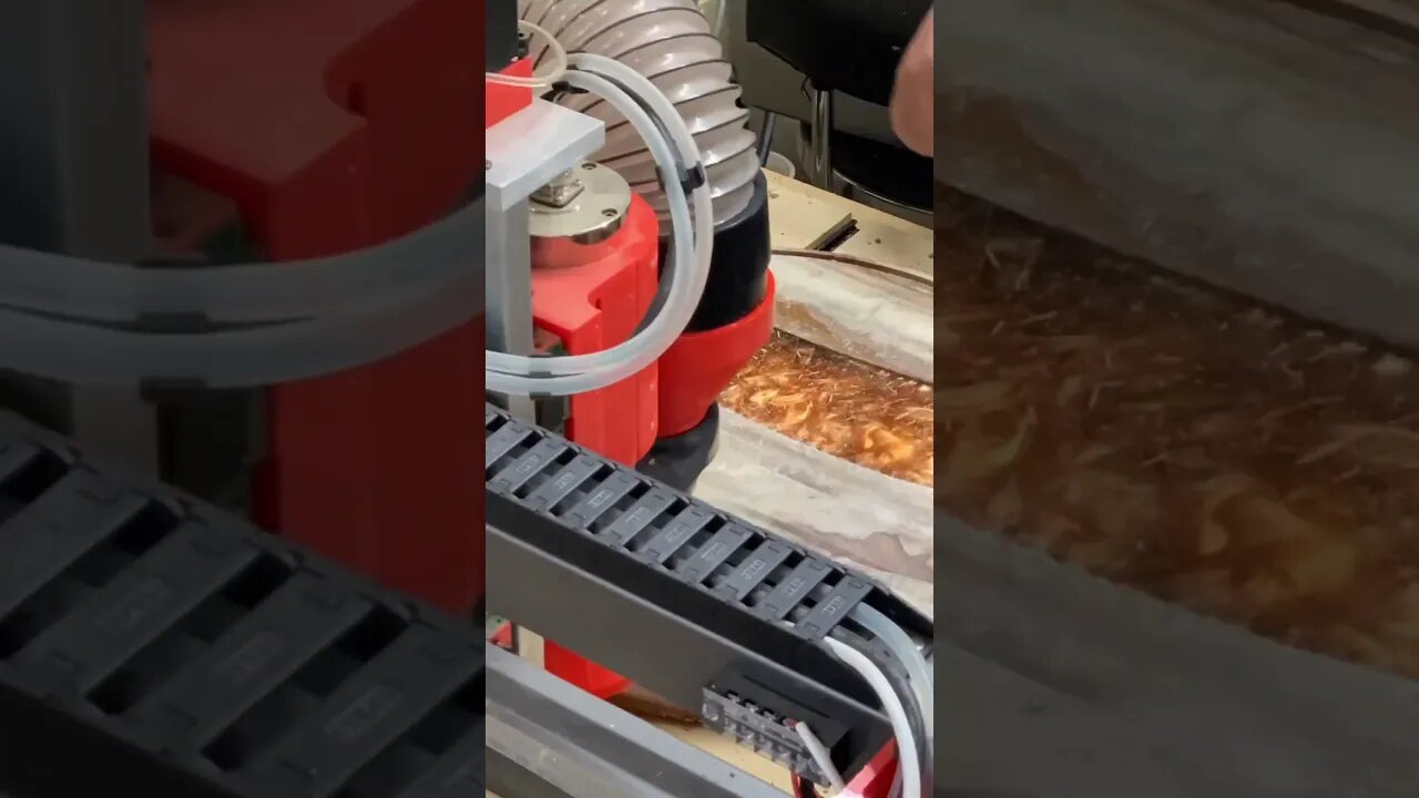 Epoxy River Table on the CNC