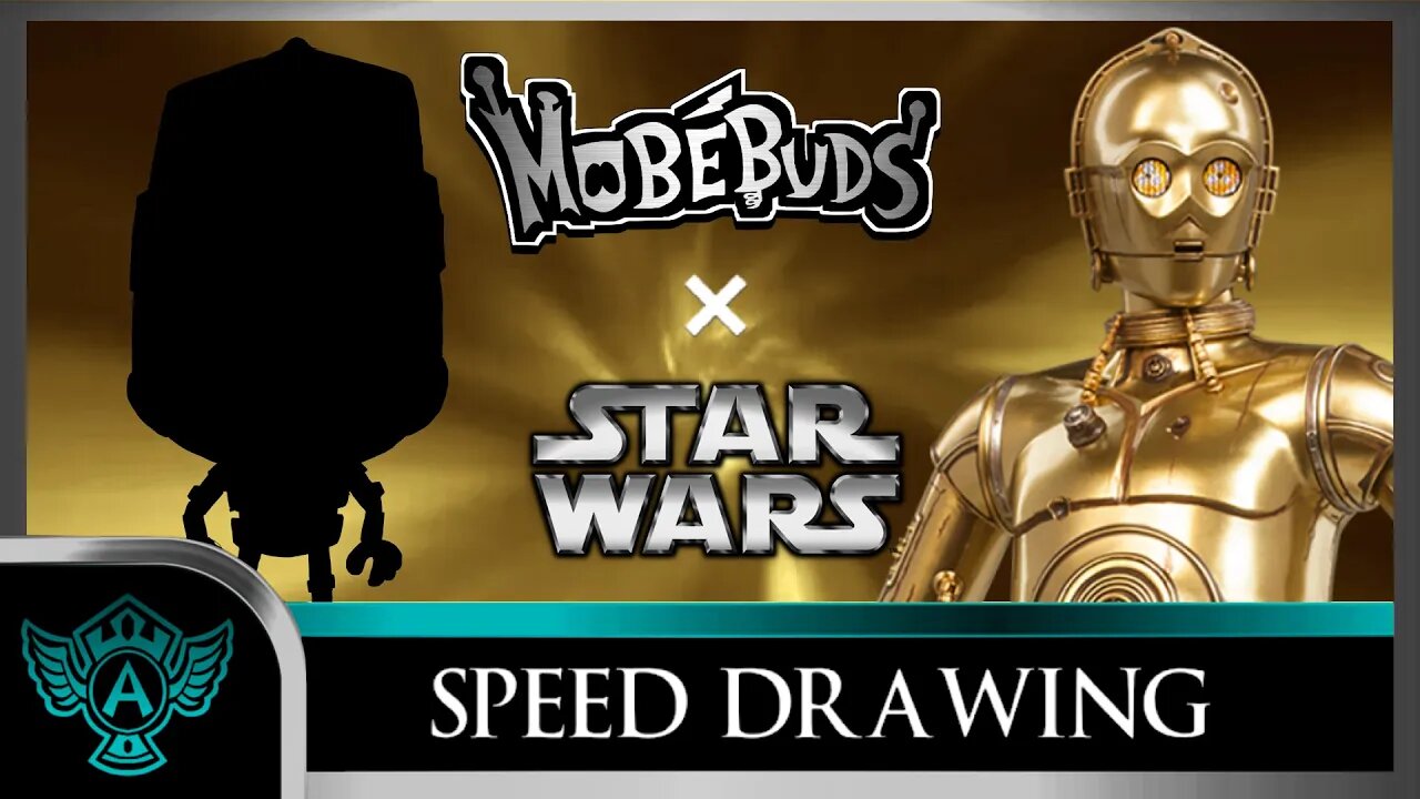 Speed Drawing: Star Wars - C-3PO | Mobébuds Style