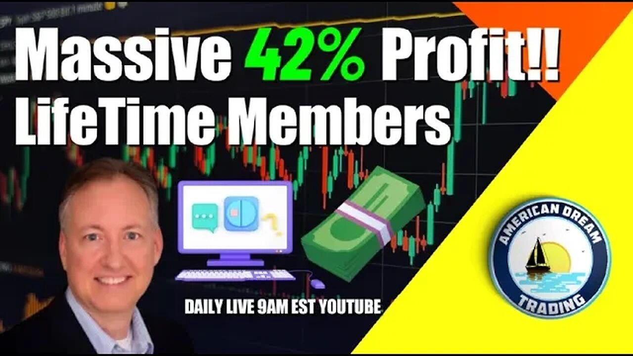 Massive +42% Profit Lifetime Members Stock Market Success