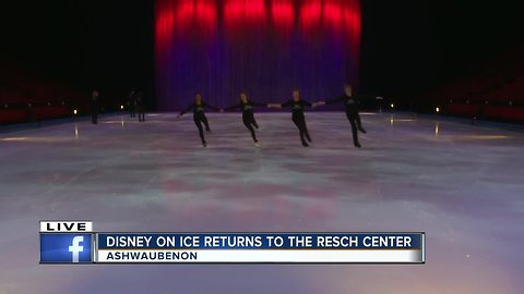 Disney on Ice warming up for the show