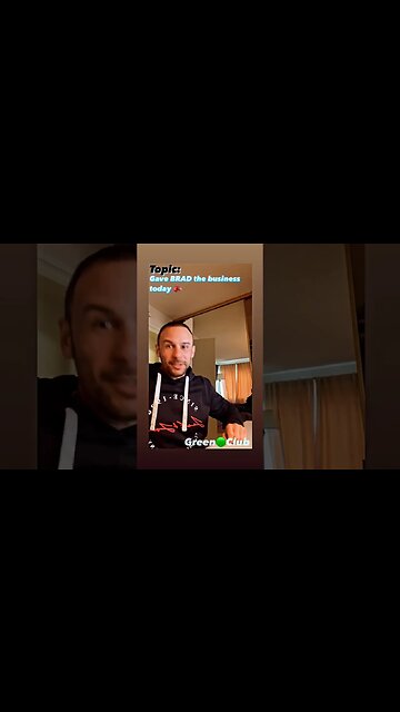 Gave BRAD the business today