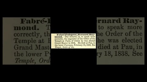 Fabre-Palaprat, Bernard Raymond: Encyclopedia of Freemasonry By Albert G. Mackey