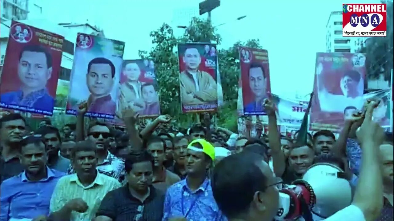 নয়াপল্টনে চলছে বিএনপি’র এক দফার সমাবেশ।