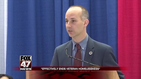 Schor announces an end to homelessness for Vets