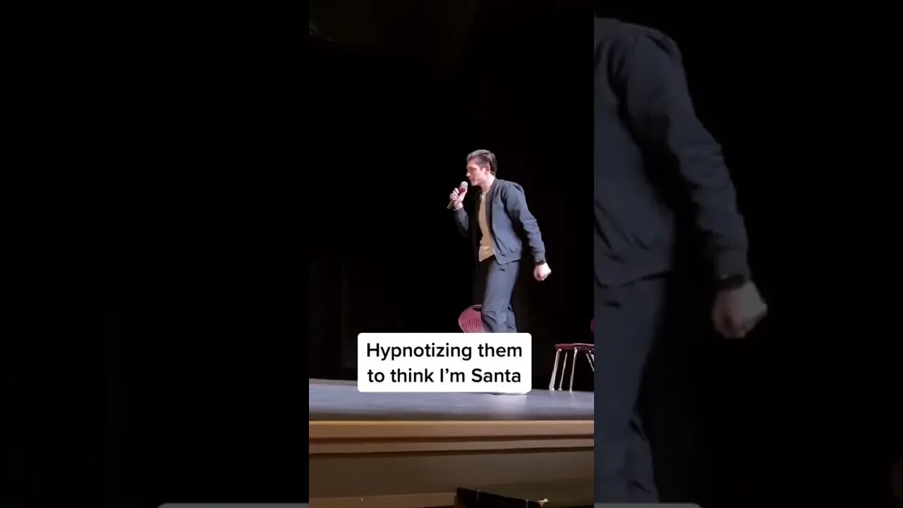 Hypnotizing them to think I’m Santa