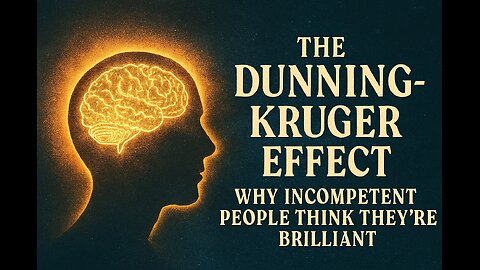 The Dunning-Kruger Effect: Why Incompetent People Think They're Brilliant
