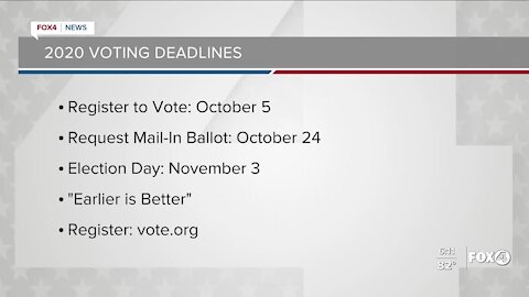 2020 Voting deadlines