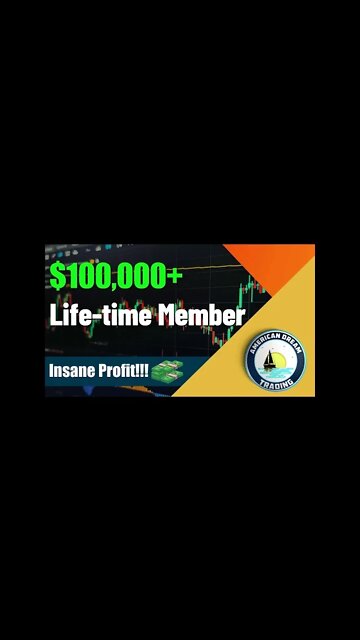 Massive $100,000 Profit Life Time Member Stock Market