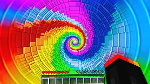 EXTREME MINECRAFT RAINBOW DROPPER