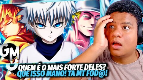 (QUE FOD@!) REAGINDO a ELETRIFICADO | Zenitsu, Enel, Killua (Animes) | Geek Mafia | React Anime Pro
