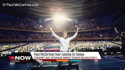 Paul McCartney coming to Amalie Arena in July