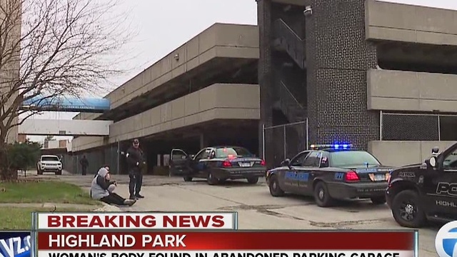 Woman's body found in Highland Park parking garage