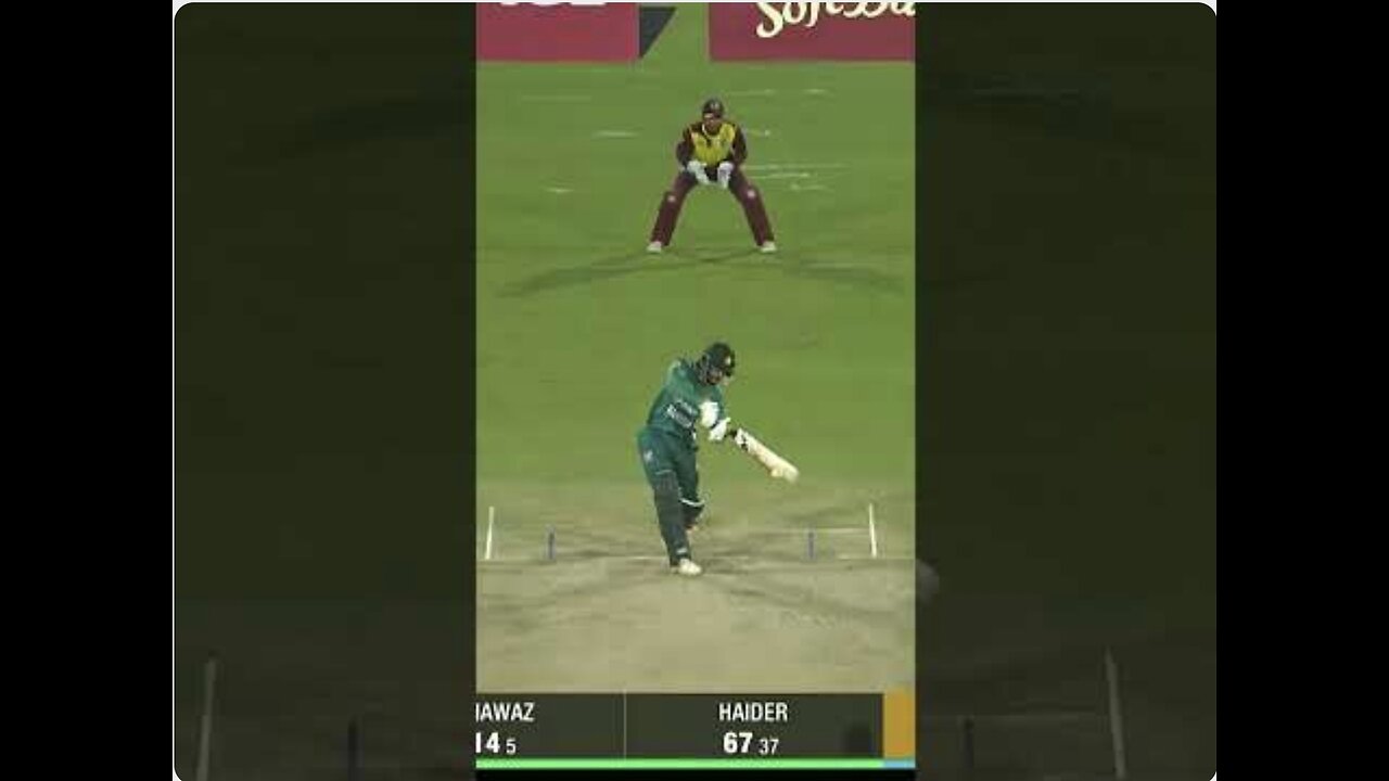 Powerful striking!💥 Mohammed Nawaz's match winning cameo | Pakistan vs West Indies