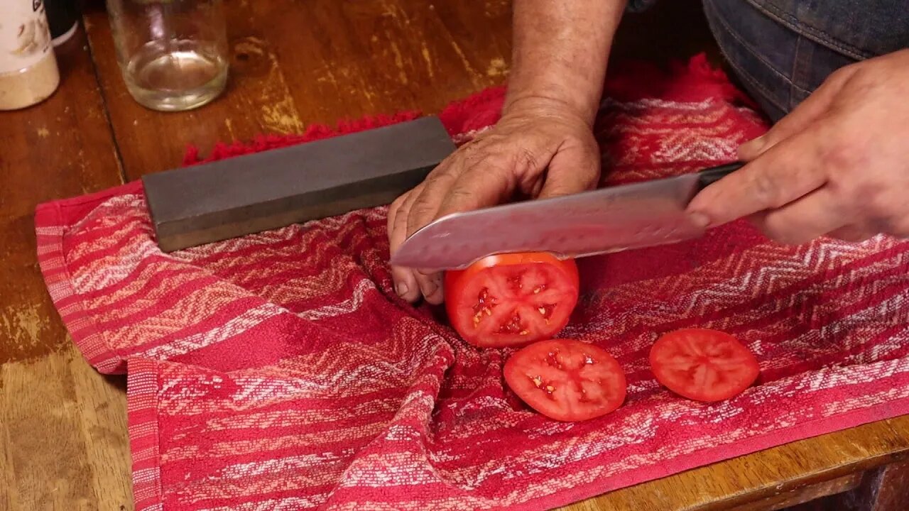 Old School Kitchen Knife Sharpening | All About Living