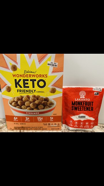 Did You Know That Big Lots Sells Lakanto Monk Fruit Sweetener & keto Cereal For Less?!!