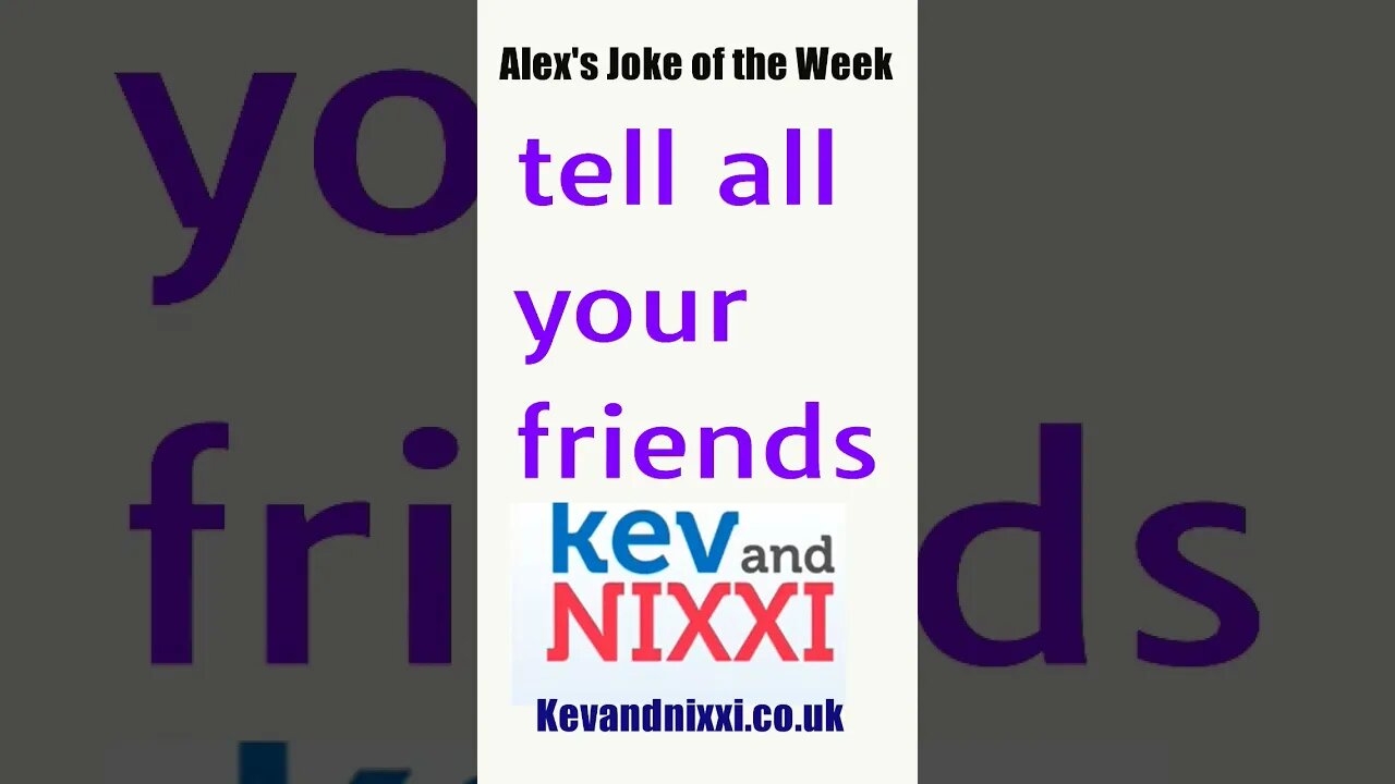 Alex's Joke of the Week Show 33 #shorts