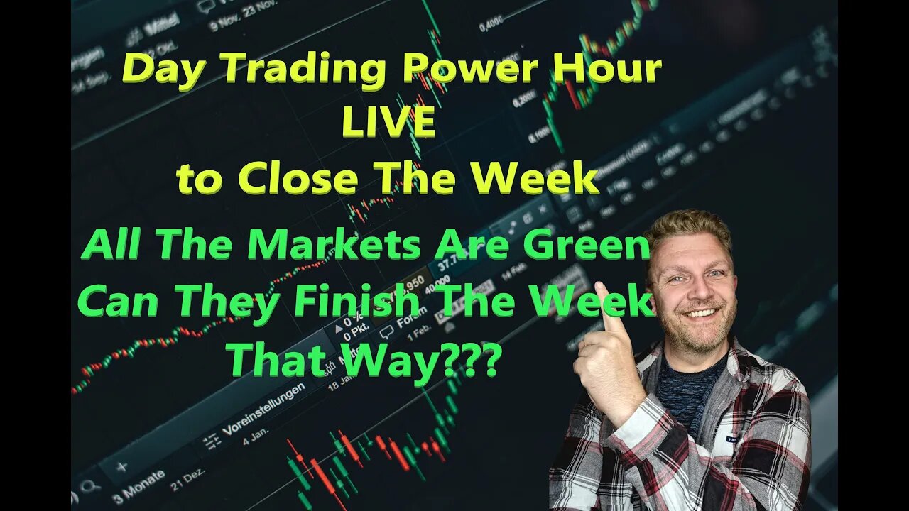 Day Trading LIVE!! Volatility is back in the market. Will AMC & GME continue to Rally?