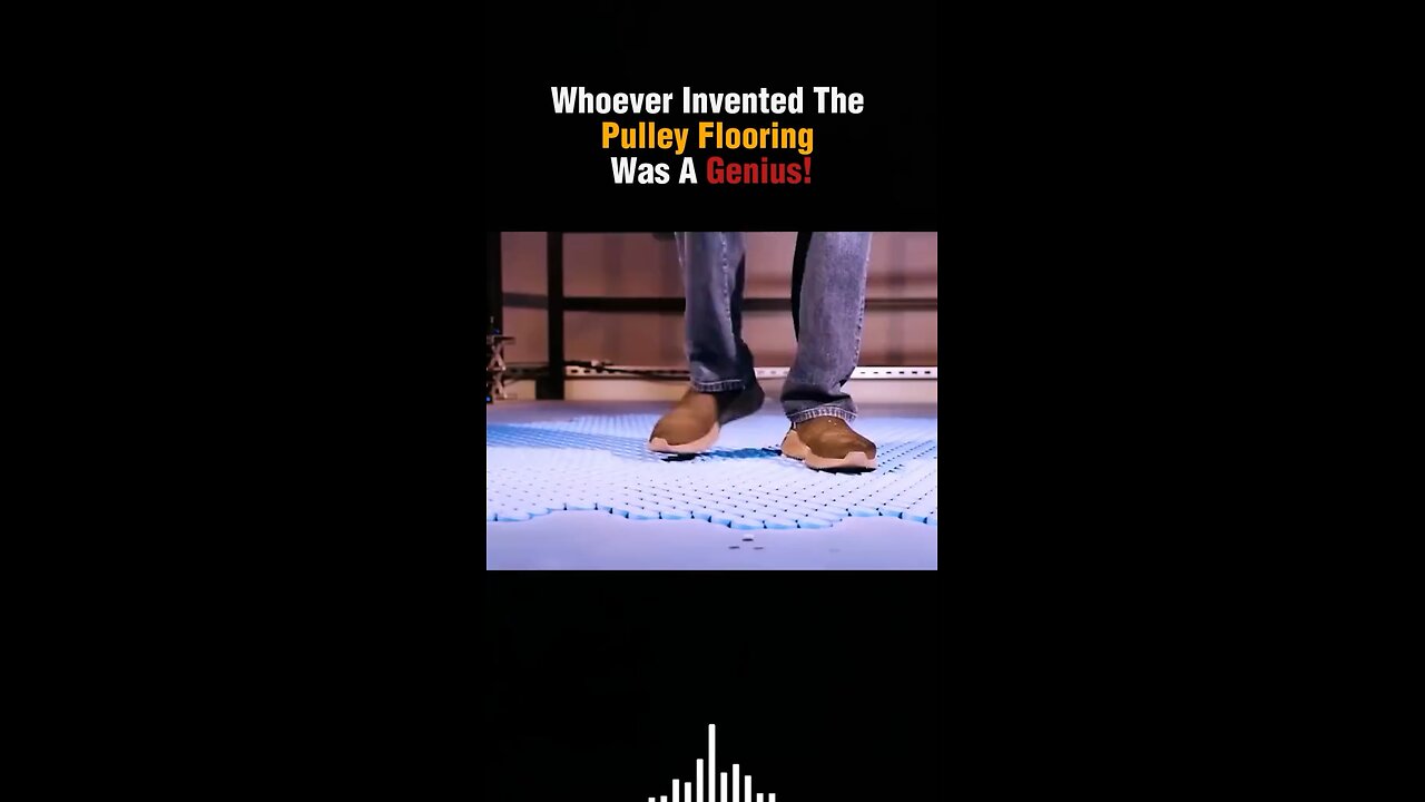 Whoever Invented The Pulley Flooring Was A Genius!