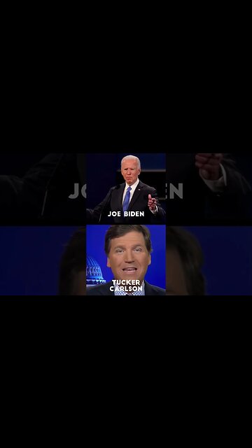 Tucker Carlson, Biden's Website