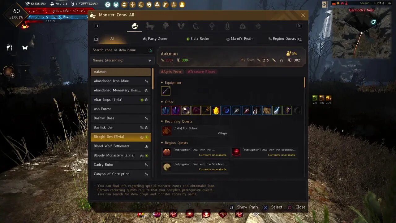 BDO road to 62 and up jumping back in