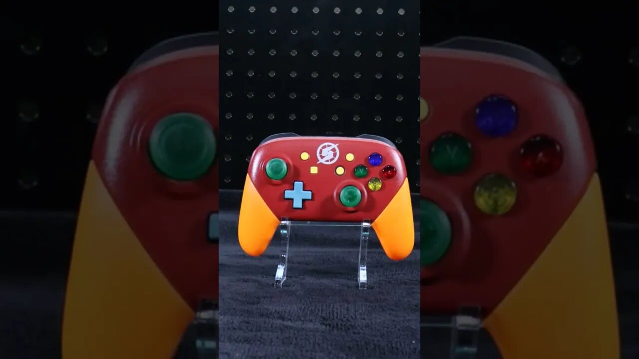 Custom Samus Aran Nintendo Switch Pro Controller #shorts #metroid #nintendo #metroiddread #viral