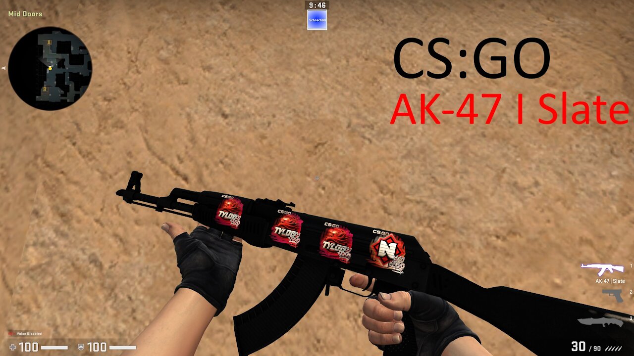 CS:GO AK-47 | Slate gameplay