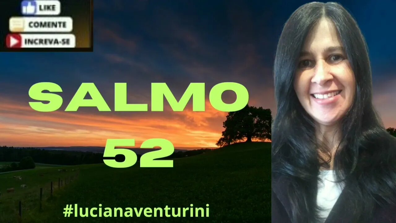 Refugiei-me no amor de Deus - Salmo 52 #lucianaventurini #salmo #loovi