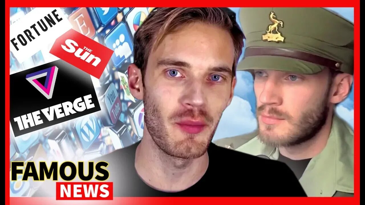 PewDiePie Under Fire by Mainstream News over Anti-Semitic Channel Shoutout | Famous News