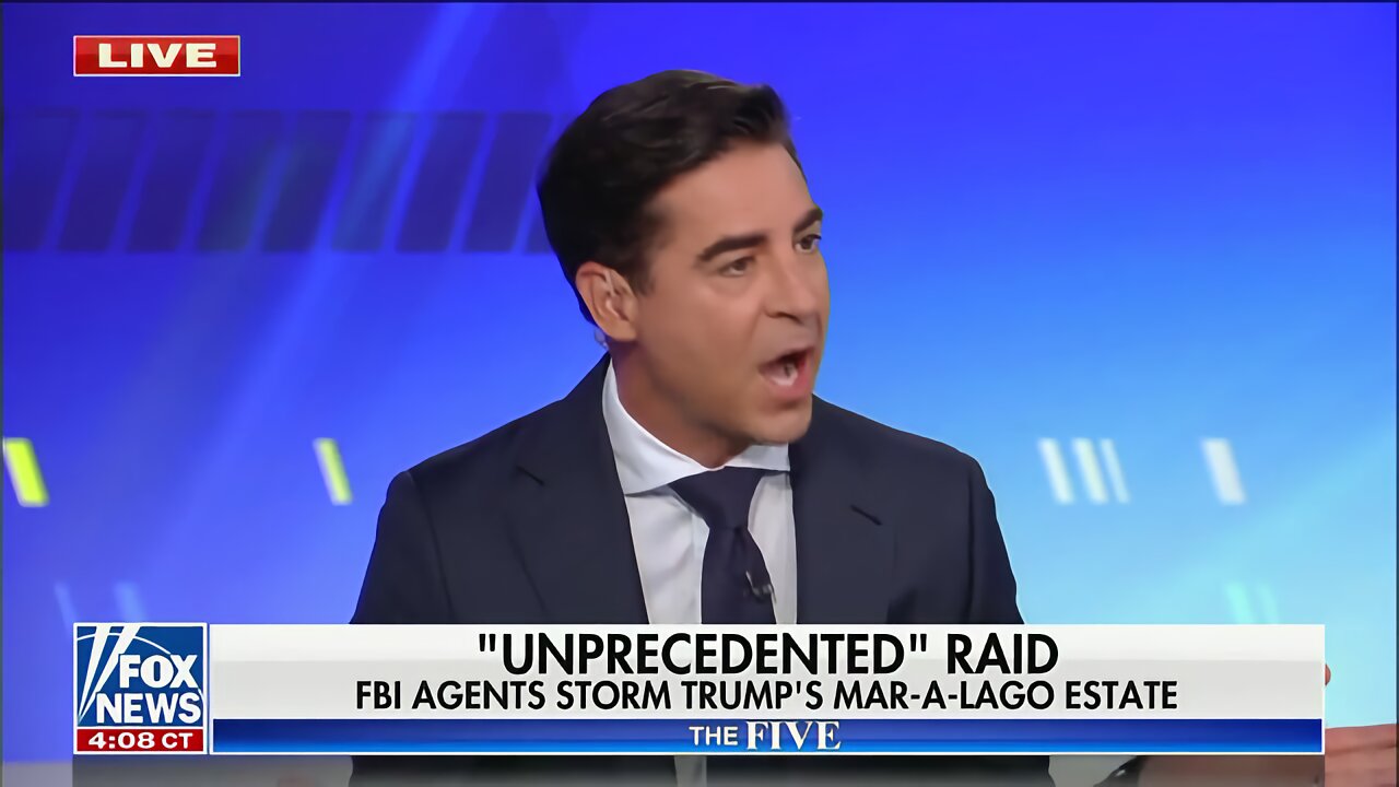 ‘I Feel Violated’: Jesse Watters Takes Mar-a-Lago Raid Personally, Suggests FBI Planted Evidence