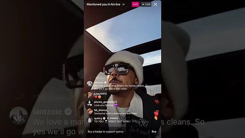 QUINCY IG LIVE: Quincy Promo His New Song (08/03/23)
