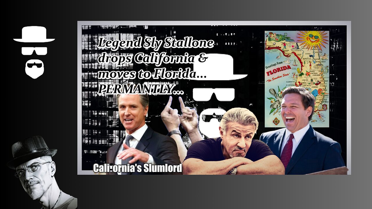 SLY FINALLY DROPS CALI, MOVING TO FLORIDA...