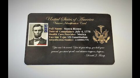 Vaccine Passports are Jim Crow not Voter ID Laws